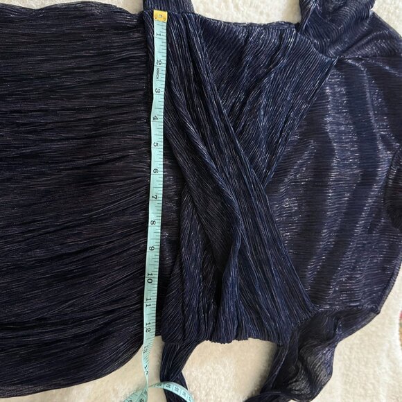 Sabina Musayev Sheer Navy Dress M - Picture 12 of 15